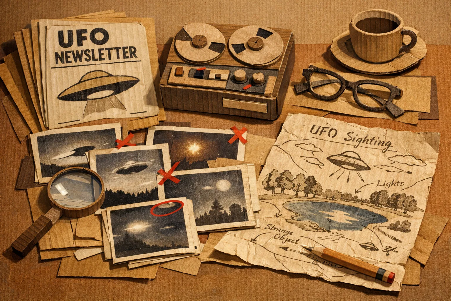 Overview image for Who kept Queensland's UFO records alive?