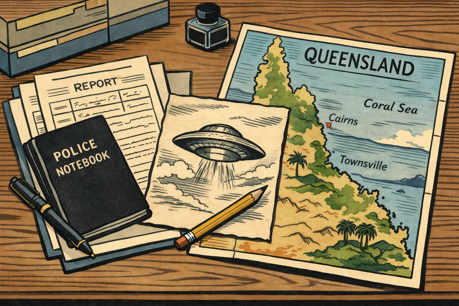 Overview image for What did Queensland's UFO files really show?