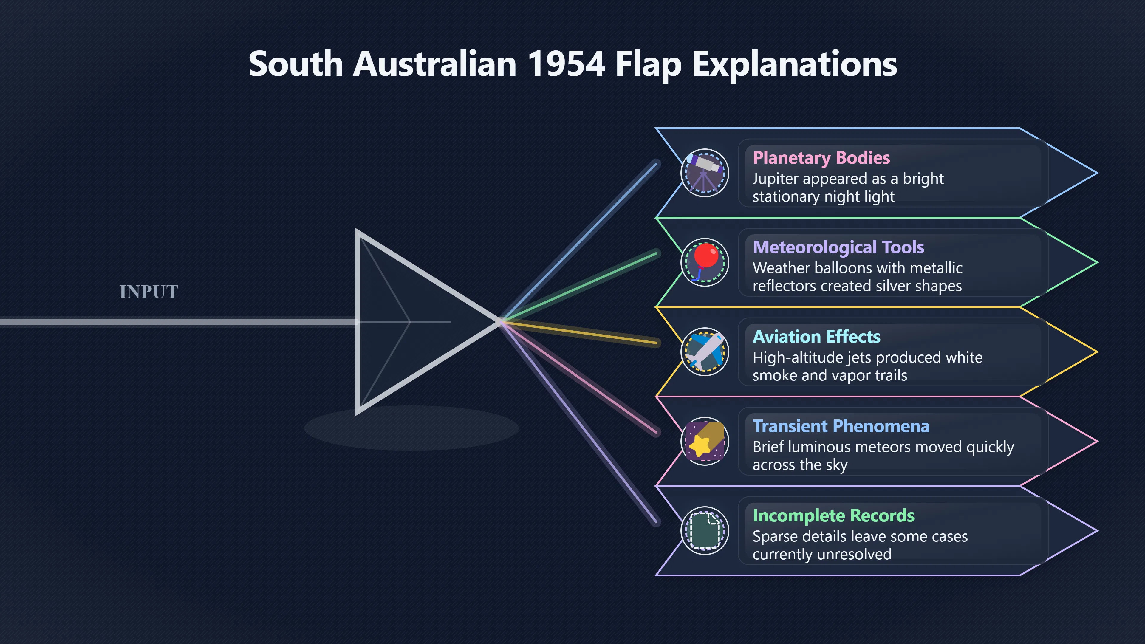 Overview image for Were the 1954 saucers ordinary sky events?