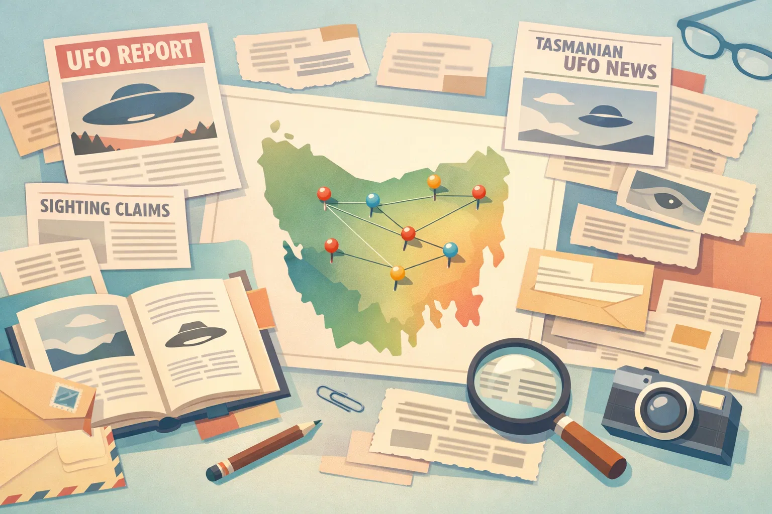 Overview image for Who Kept Tasmania's UFO Stories Alive?