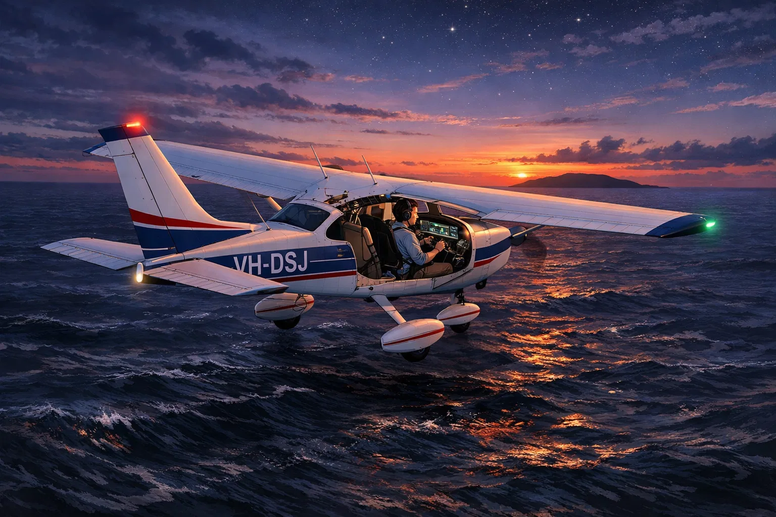 Overview image for The Pilot Who Vanished Over Bass Strait