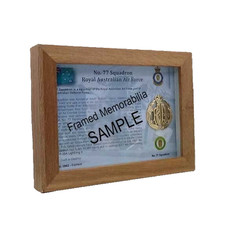 Listing image for No. 77 Squadron - Royal Australian Air Force - Framed Memento of Service