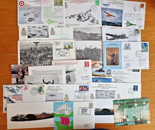 Listing image for Aviation memorabilia FDC's, postcards, Souvenir covers x 15