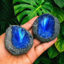 Listing image for Natural meteorite Specimen, quartz crystal,Goethite, Blue copper ore, Decoration